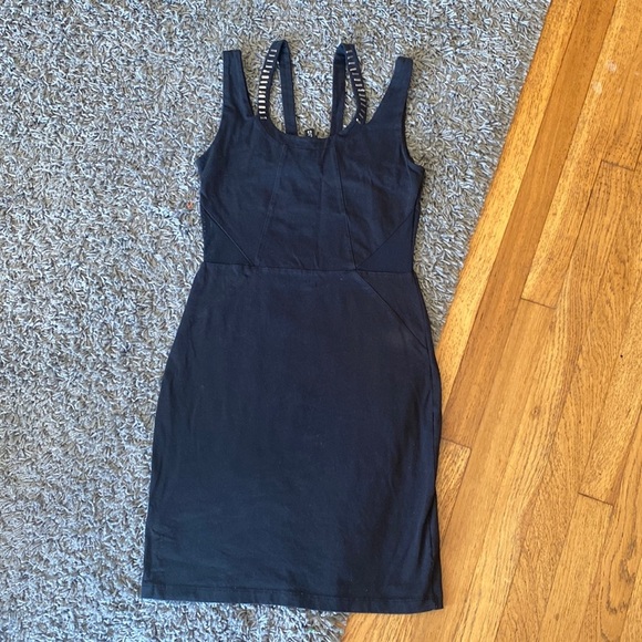 H&M Black Mini Dress Size 6 - Picture 2 of 15